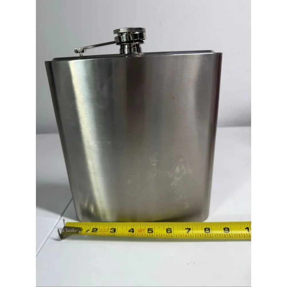 Oversized Stainless Steel 80 Oz Drinking Flask